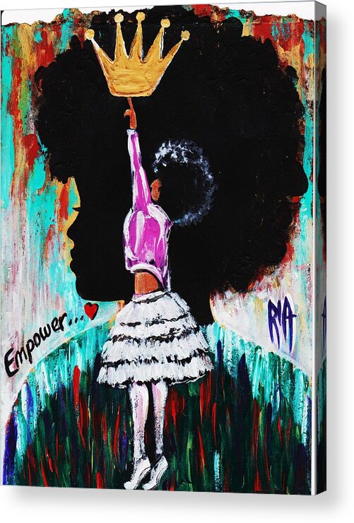 Artbyria Acrylic Print featuring the photograph Empower by Artist RiA