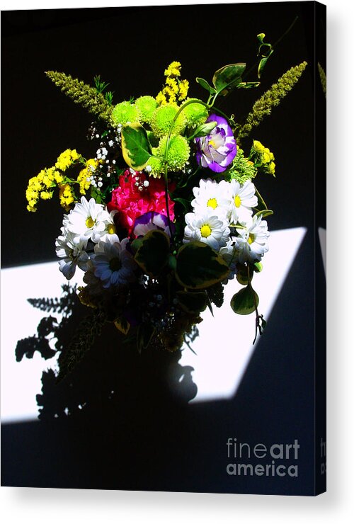 Bouquet Acrylic Print featuring the photograph In The Light In The Darkness 4 by Jasna Dragun