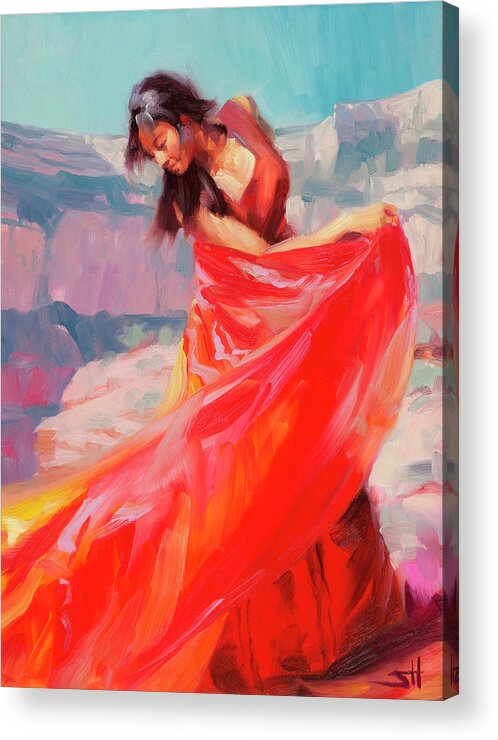 Southwest Acrylic Print featuring the painting Jubilee by Steve Henderson