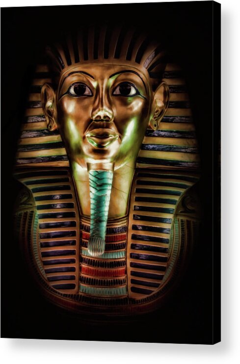 Egyptian Art Acrylic Print featuring the photograph King Tut by Elaine Malott