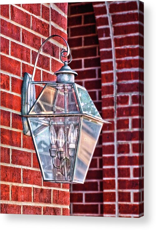 Light Acrylic Print featuring the photograph Leave the Light On Effie by Brenda Bryant