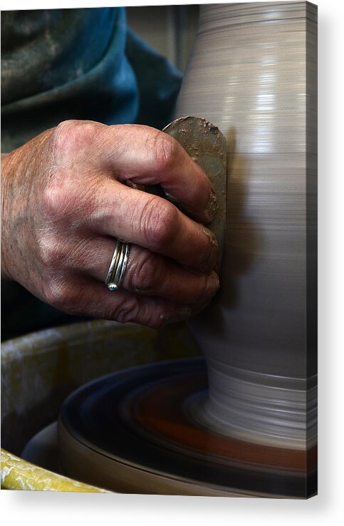Ceramics Acrylic Print featuring the photograph Mak_ell 9032 by Char Szabo-Perricelli