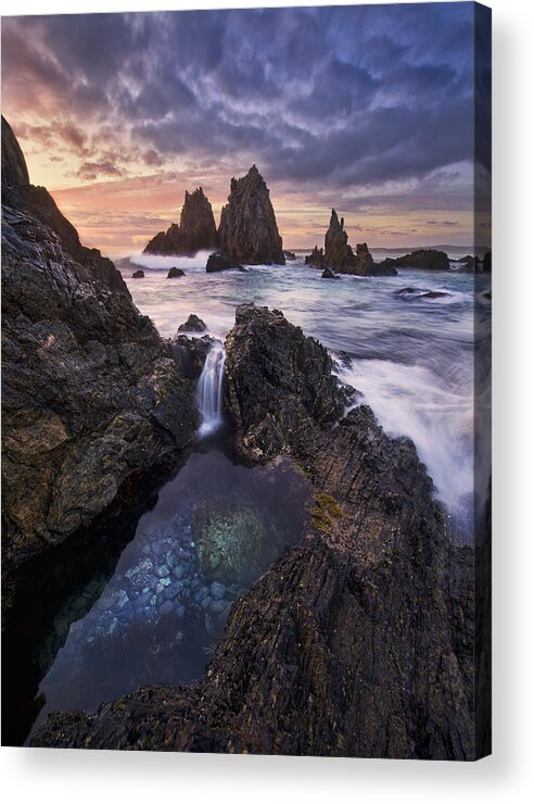 Sky Acrylic Print featuring the photograph Meeting Of Waters by Yan Zhang