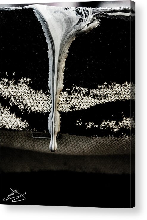 Melted Yin-yang Acrylic Print featuring the photograph Melted yin-yang by Bradley Dever
