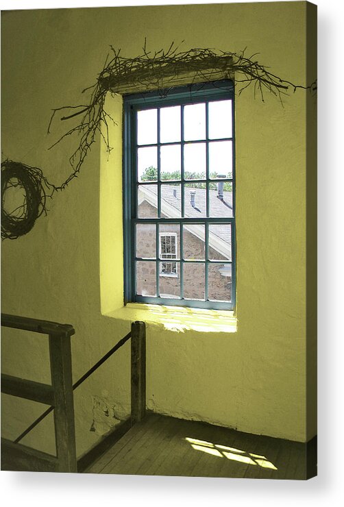 Window Acrylic Print featuring the photograph Mill Window by Arthur Fix