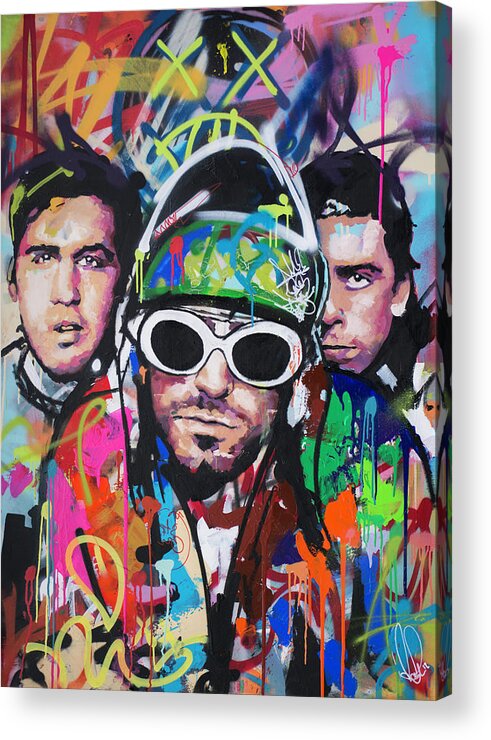 Nirvana Acrylic Print featuring the painting Nirvana by Richard Day