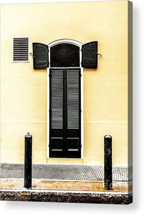 Door Acrylic Print featuring the photograph Open And Shut by Frances Ann Hattier