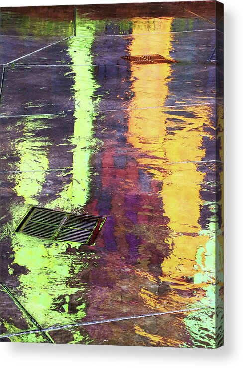 Water Acrylic Print featuring the photograph Reflecting Abstract by Christopher McKenzie