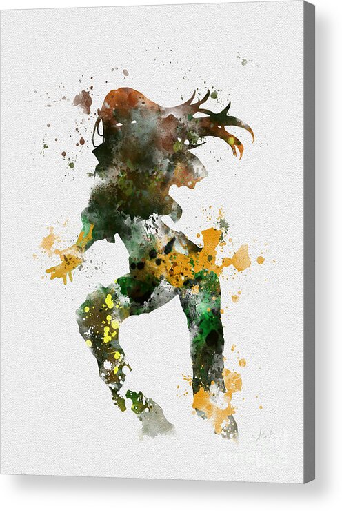 Rogue Acrylic Print featuring the mixed media Rogue by My Inspiration