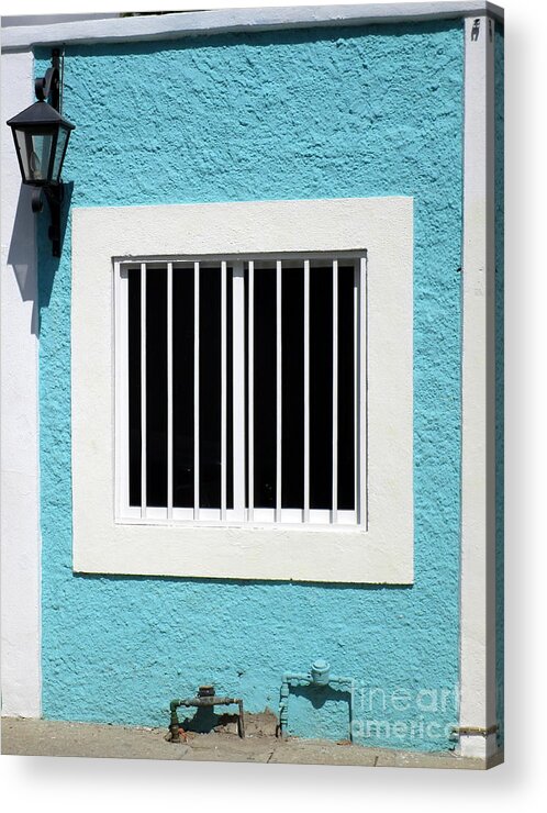 San Jose Del Cabo Acrylic Print featuring the photograph San Jose Del Cabo Window 9 by Randall Weidner