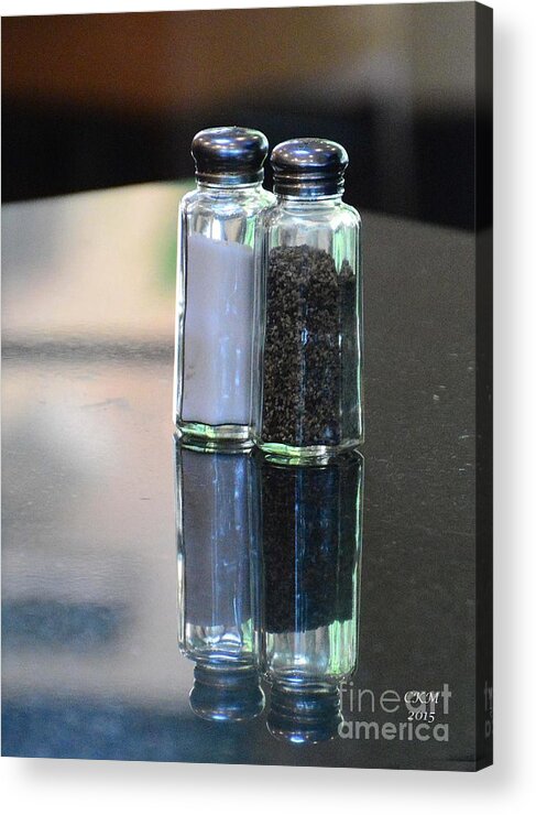 Salt Acrylic Print featuring the photograph Shakers by Cindy Manero