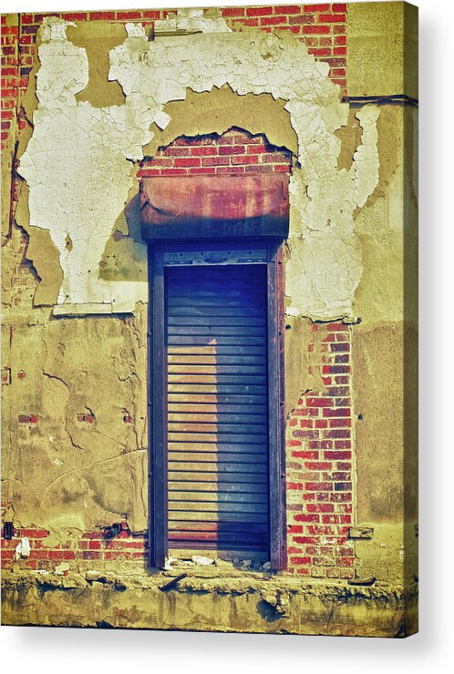 Dijon Acrylic Print featuring the photograph Shuttered Window by Tony Grider