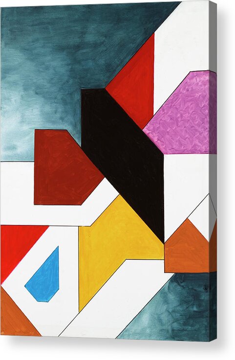 Abstract Acrylic Print featuring the painting Sinfonia del Universo - Part 2 by Willy Wiedmann