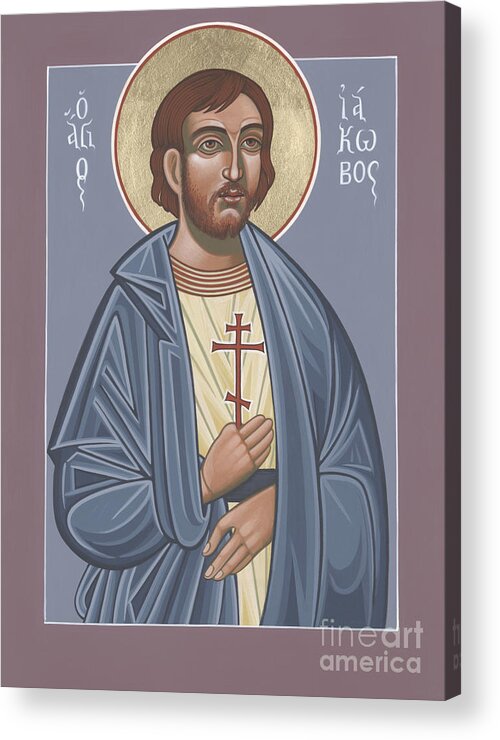 St James The Lesser Acrylic Print featuring the painting St James the Lesser 254 by William Hart McNichols