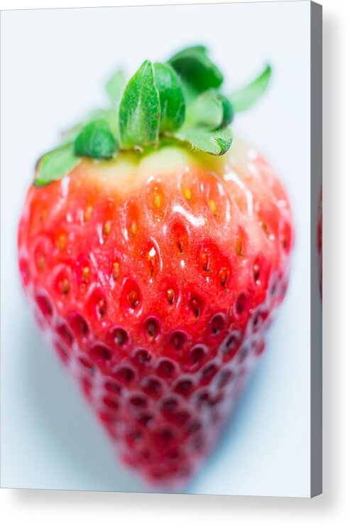 Fruit Acrylic Print featuring the photograph Strawberry by Hyuntae Kim