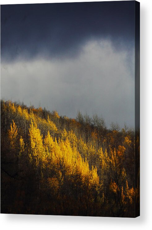 Sun Acrylic Print featuring the photograph Sunrays Under the Clouds by Pekka Sammallahti