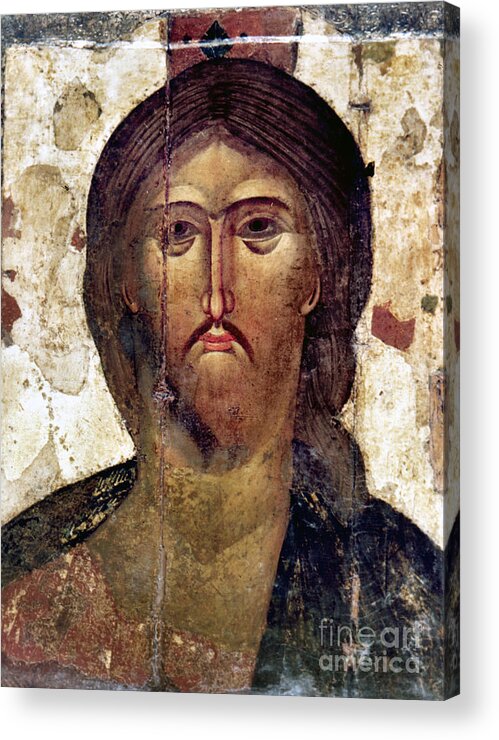 14th Century Acrylic Print featuring the photograph The Savior by Granger