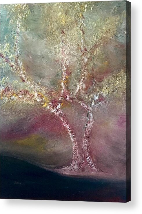 Tree Acrylic Print featuring the painting Tree by Dennis Ellman