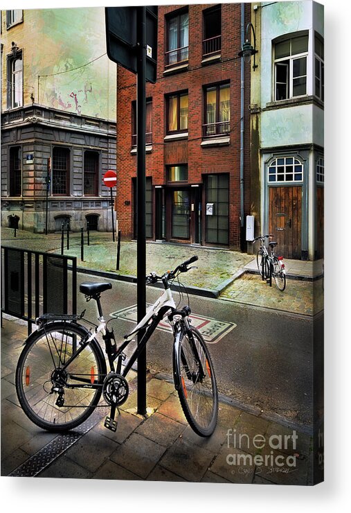 Bicycle Acrylic Print featuring the photograph Two Bicycles by Craig J Satterlee