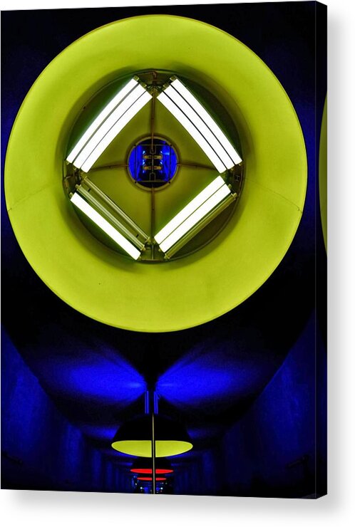 Lamps Acrylic Print featuring the photograph Underground Colors IIi by Philippe-m