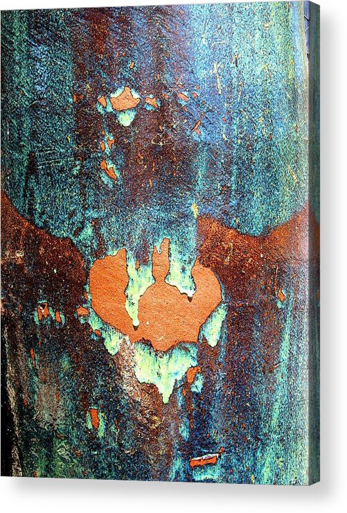 Urn Acrylic Print featuring the photograph Urnside Abstract by Ben Freeman