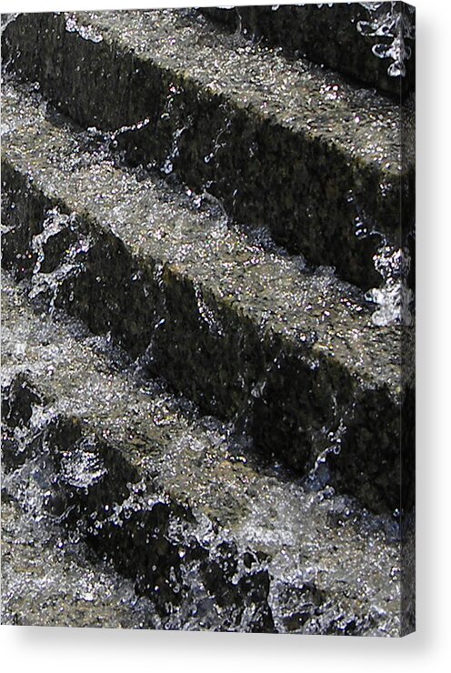 Fountain Acrylic Print featuring the photograph Water Ways by Kerry Obrist