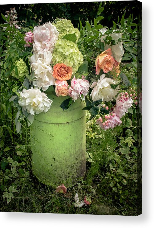Flowers Acrylic Print featuring the photograph Wedding Leftovers by Shannon Kunkle