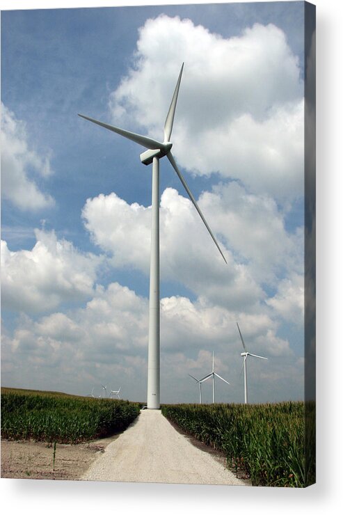 Wind Mill Acrylic Print featuring the photograph Wind Power by Joanne Coyle