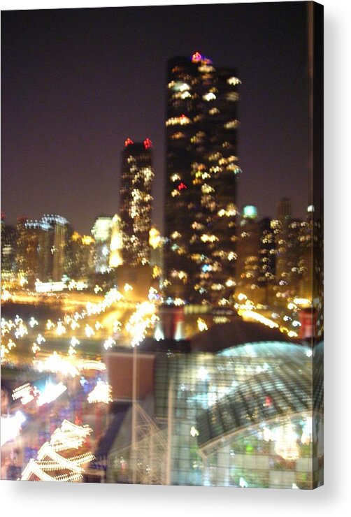 Chicago Acrylic Print featuring the photograph Windy City by Peter Mowry