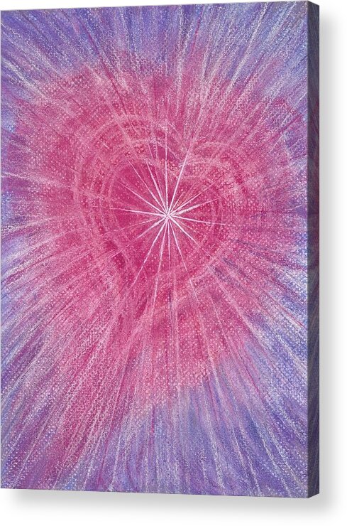 Heart Acrylic Print featuring the painting Wisdom of the Heart by Tara Moorman