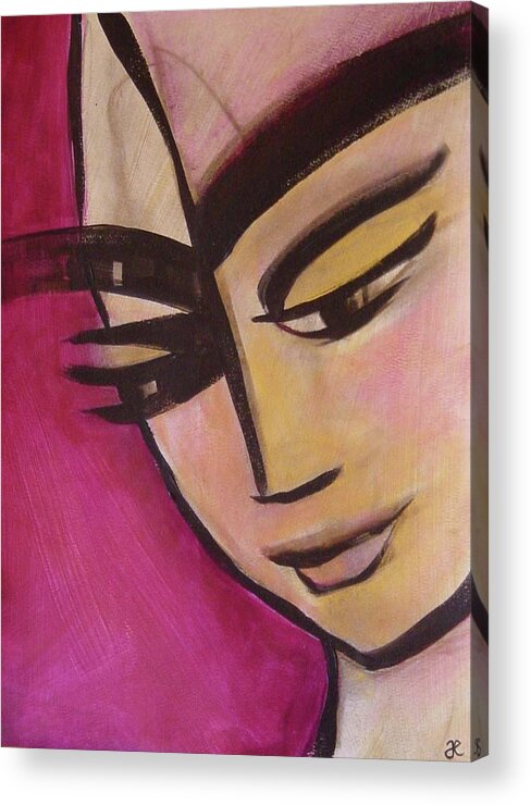 Art Acrylic Print featuring the painting Zikr 1 by Anna Elkins