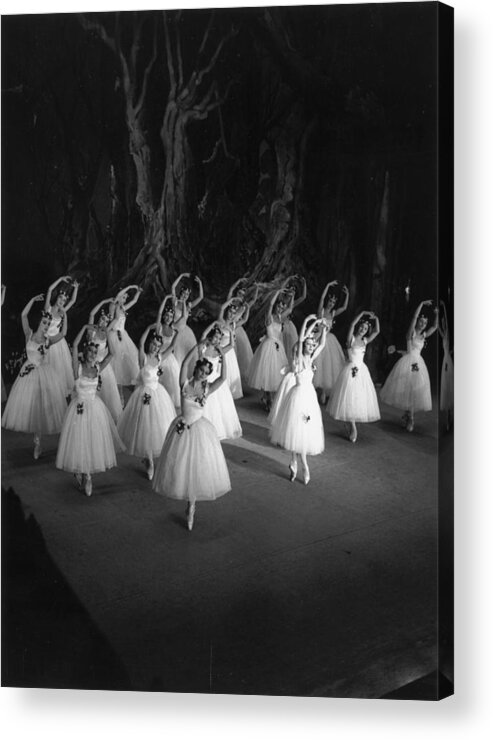 Ballet Dancer Acrylic Print featuring the photograph Corps De Ballet #1 by Baron