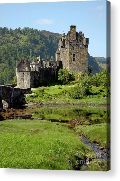 Denise Bruchman Photography Acrylic Print featuring the photograph Eilean Donan Castle #1 by Denise Bruchman