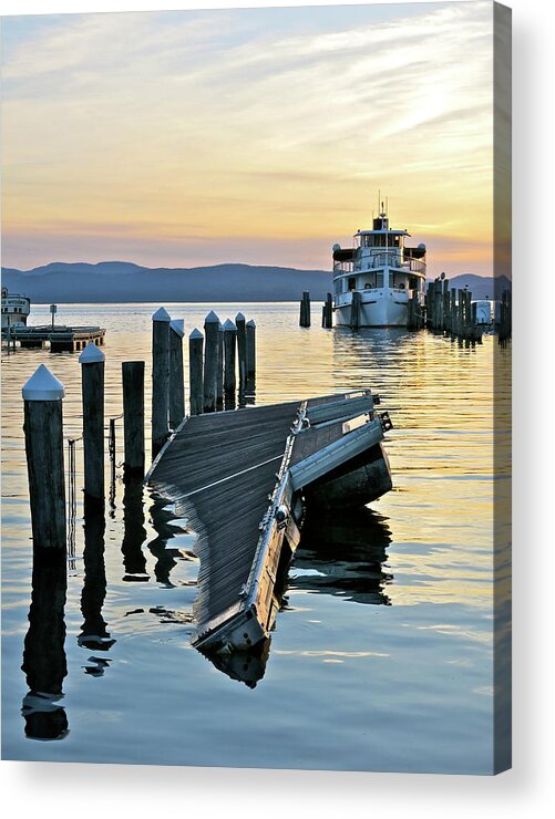 Lake Acrylic Print featuring the photograph After the Storm by Mike Reilly