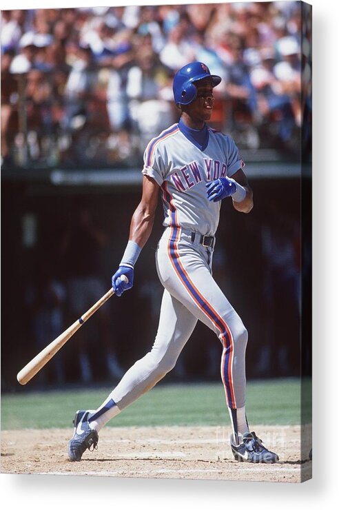 Candlestick Park Acrylic Print featuring the photograph Darryl Strawberry by Stephen Dunn