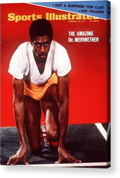 Sports Illustrated Acrylic Print featuring the photograph Dr. Delano Meriwether, 1971 Times Indoor Games Sports Illustrated Cover by Sports Illustrated