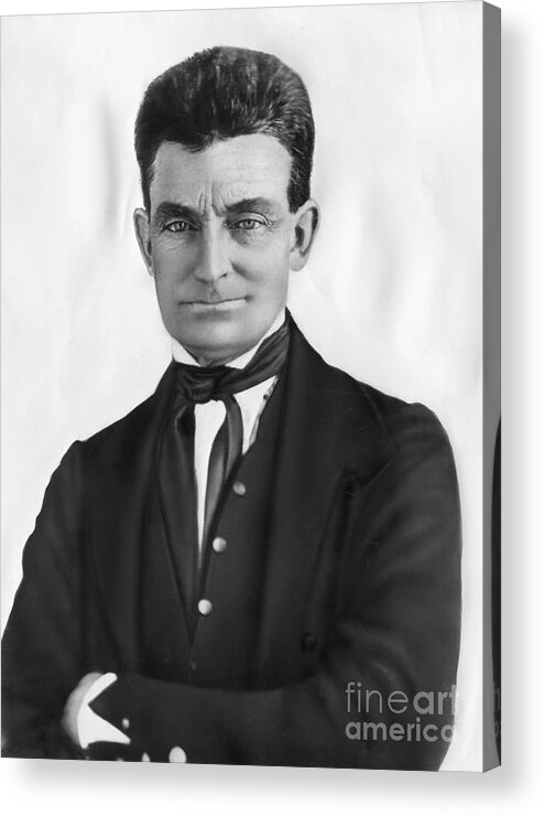 Art Acrylic Print featuring the photograph Early Portrait Of John Brown by Bettmann