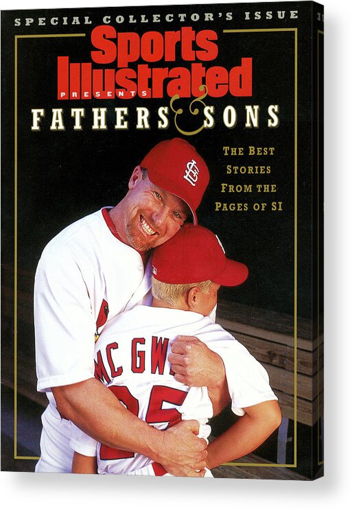 People Acrylic Print featuring the photograph Fathers And Sons The Best Stories From The Pages Of Si Sports Illustrated Cover by Sports Illustrated