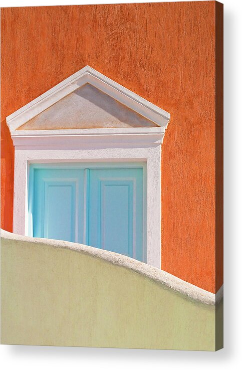 Tranquility Acrylic Print featuring the photograph Geometry And Color by Marius Roman