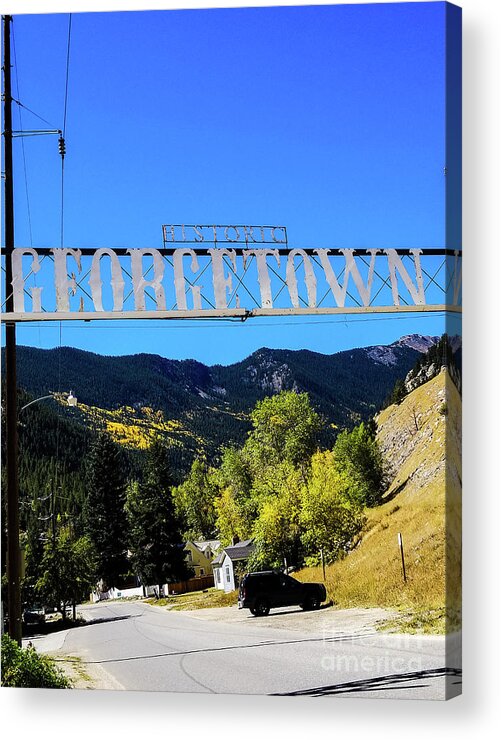 Georgetown Acrylic Print featuring the photograph Georgetown Loop, Colorado by Elizabeth M