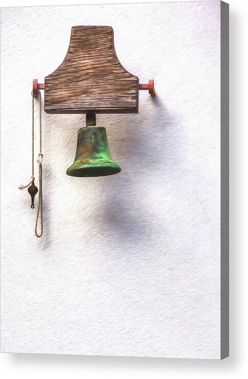 Church Acrylic Print featuring the photograph Medieval Church Bell by David Letts