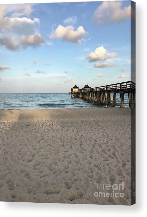 Coastal Acrylic Print featuring the photograph Morning Vibes by Amy Lyon Smith
