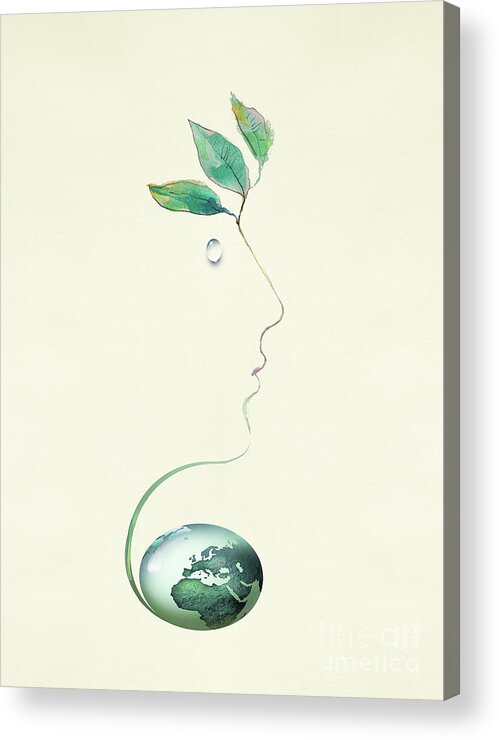 Mother Nature Acrylic Print featuring the photograph Mother Nature by Smetek/science Photo Library