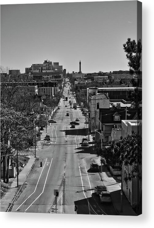 Milwukee Acrylic Print featuring the photograph North Avenue - Milwaukee - Wisconsin by Steven Ralser