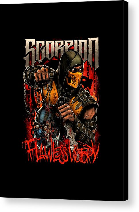 Scorpion flawless victory Acrylic Print by Sophie CHalley - Fine Art America