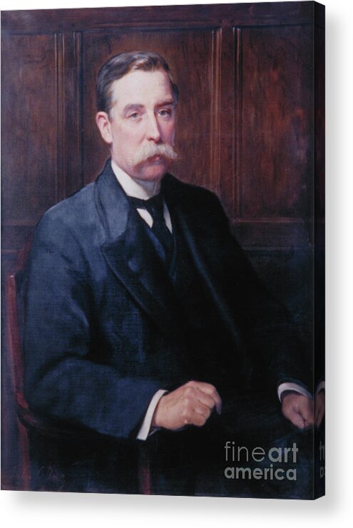 People Acrylic Print featuring the drawing Sir Edwin Cornwall, 1907. Artist John by Heritage Images