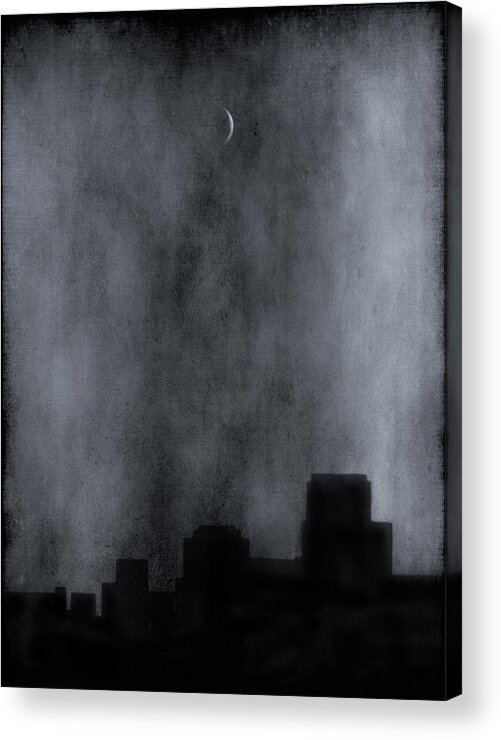 Moon Acrylic Print featuring the photograph Sliver by Jeffrey Hummel