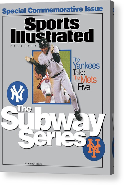 American League Baseball Acrylic Print featuring the photograph The Subway Series, 2000 World Series Sports Illustrated Cover by Sports Illustrated