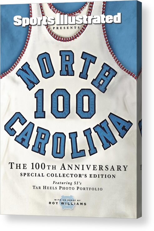 North Carolina Acrylic Print featuring the photograph University Of North Carolina Basketball Memorabilia Sports Illustrated Cover by Sports Illustrated