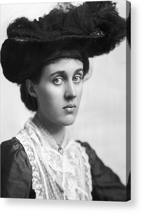 Vanessa Bell - Painter Acrylic Print featuring the photograph Vanessa Bell by George C. Beresford